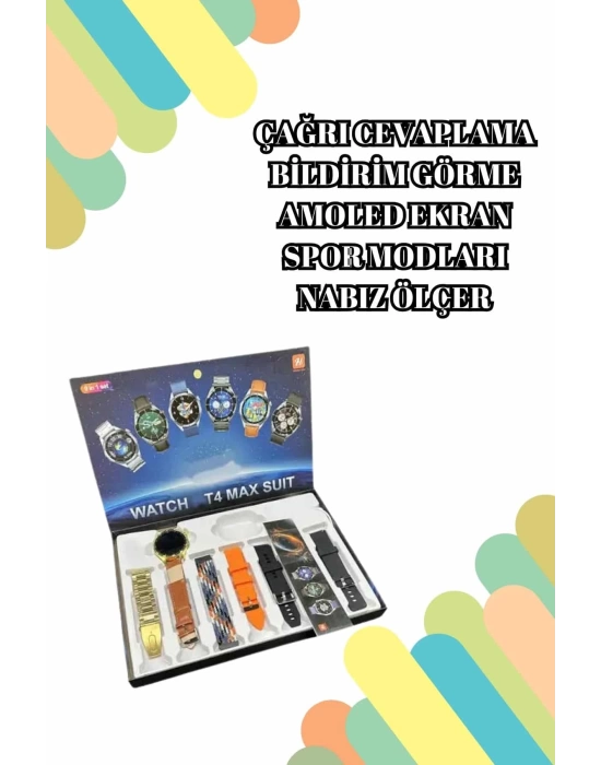 2025 Model Çok Kordonlu Akıllı Saat ve Bluetooth Kulaklık El Fenerli