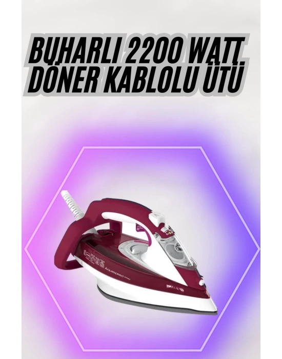 2200W Seramik Kaplama Estetik Tasarımı 360 Derece Dönebilir Kablosu
