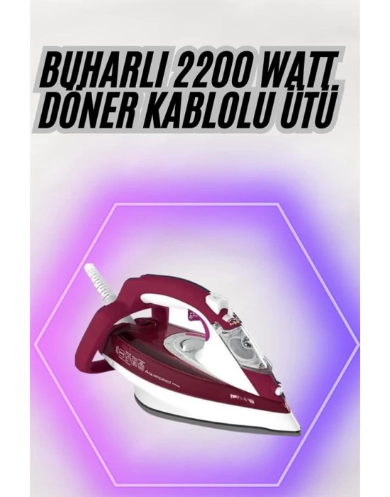 2200W Seramik Kaplama Estetik Tasarımı 360 Derece Dönebilir Kablosu