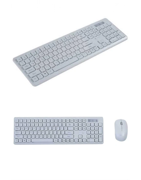 2.4 Ghz Wireless Kablosuz Klavye Mouse Seti Tv Pc Uyumlu