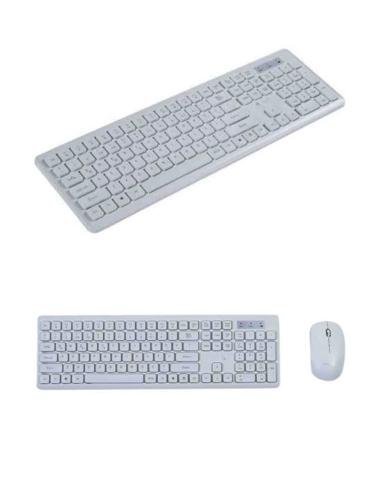 2.4 Ghz Wireless Kablosuz Klavye Mouse Seti Tv Pc Uyumlu