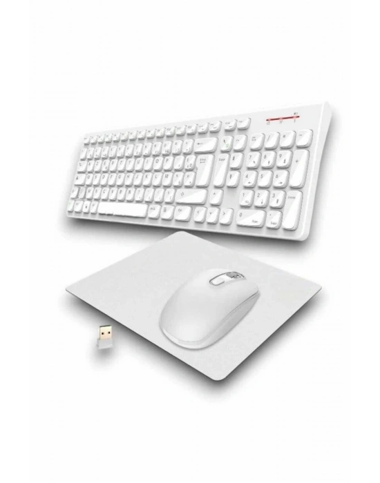 2.4 Ghz Wireless Kablosuz Klavye Mouse Seti Tv Pc Uyumlu