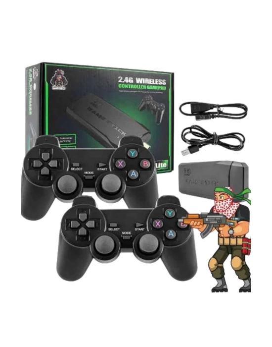 2.4g Uyumlu Kablosuz Çift Kol Atari Retro 20000 Oyun Game Stick