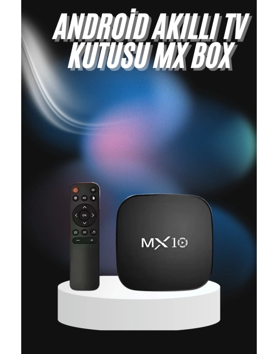 2.4G Wifi Tv Box Medya Oynatıcı TV Uyumlu MX Box Kutusu Android TV