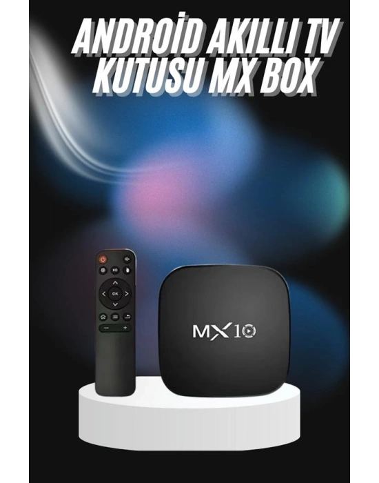 2.4G Wifi Tv Box Medya Oynatıcı TV Uyumlu MX Box Kutusu Android TV