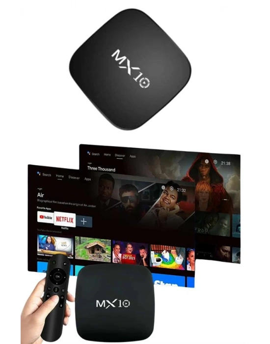 2.4G Wifi Tv Box Medya Oynatıcı TV Uyumlu MX Box Kutusu Android TV