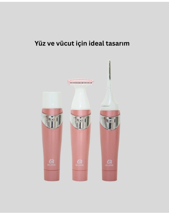 3 Başlıklı Taşınabilir Yüz ve Vücut Tüy Alma Makinesi