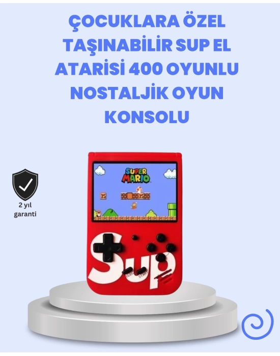 3 İnç Ekranlı Klasik Oyunlu El Konsolu