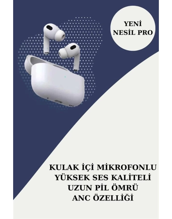 3 Kordonlu Pembe Amoled Ekran Akıllı Saat ve Yeni Nesil Pro Kablosuz Bluetooth Kulaklık ANC/ENC