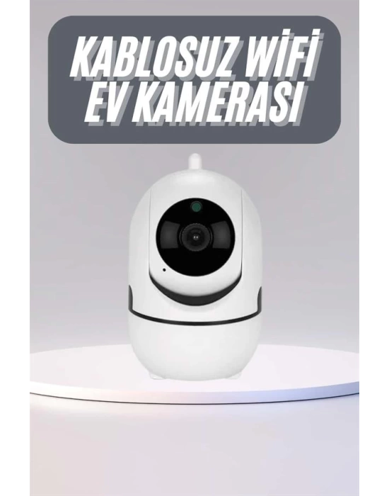 360° Full HD Akıllı Kamera Hareket Sensörlü Wifi Kamera Çocuk Güvenlik Kamerası