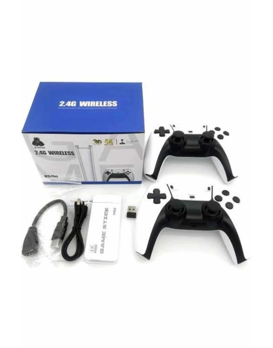 3D 4K HD 2.4G Game Stick 4K Ultra Hd Oyun Konsolu Çift Kollu