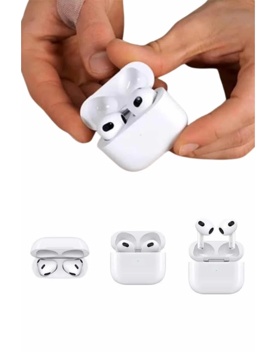 3.Nesil İOS Android Uyumlu Bluetooth 5.0 Beyaz Çağrı Cevaplama