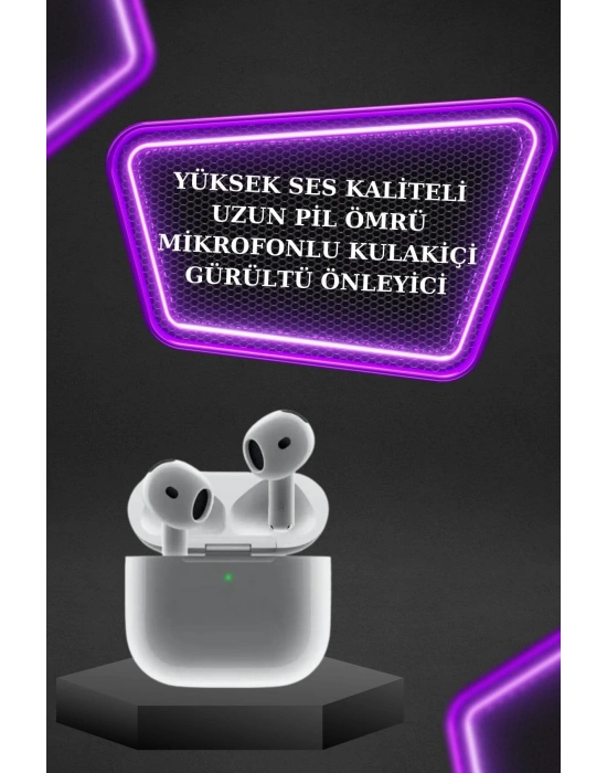 3.Nesil TWS Bluetooth Kulaklık Bluetooth Bağlantılı Akıllı Saat Amoled Ekran Plastik Hasır Kordon