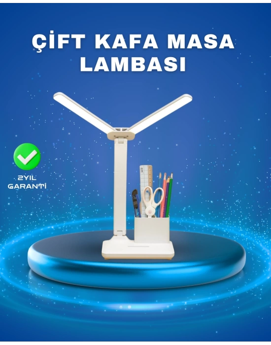 3’ü 1 Arada Çok Amaçlı Masa Lambası | Göz Yormayan Işık, Organizer Tasarım