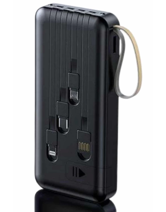 4 Çıkışlı 20.000 Mah Powerbank Uzun Pil Ömürlü Taşınabilir