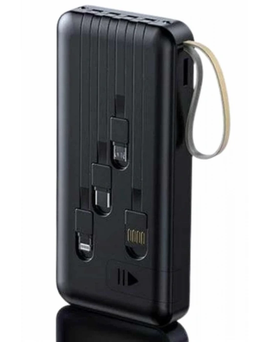 4 Çıkışlı 20.000 Mah Powerbank Uzun Pil Ömürlü Taşınabilir