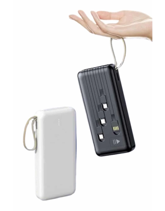 4 Çıkışlı 20.000 Mah Powerbank Uzun Pil Ömürlü Taşınabilir