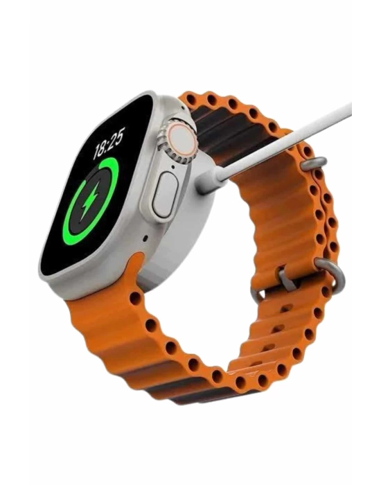 49mm Akıllı Saat Amoled Ekranlı Kadın Erkek Kol Saati Plastik Kordon