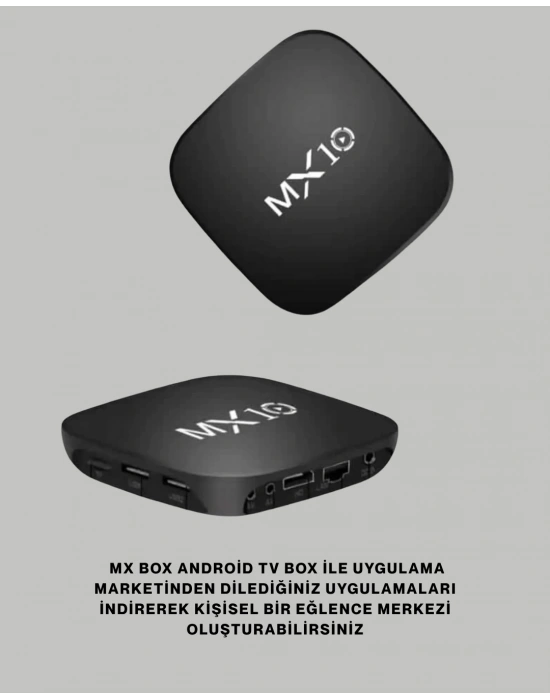 4K Medya Kutusu HDMI-USB Bağlantılı Android TV Çözümü