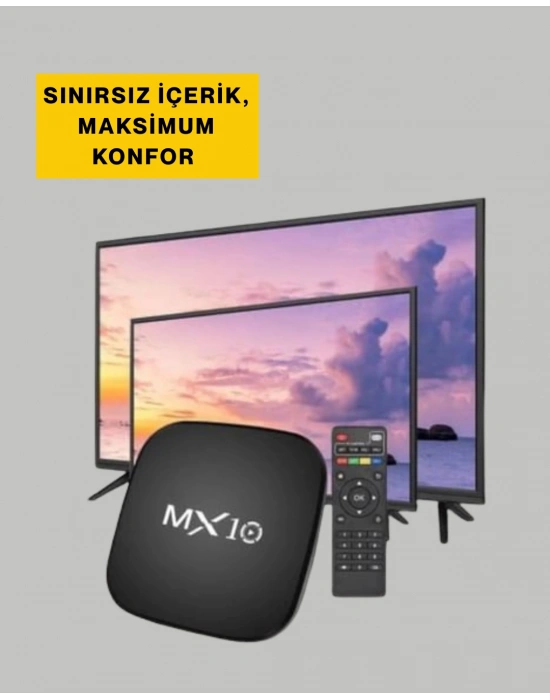 4K Medya Kutusu HDMI-USB Bağlantılı Android TV Çözümü