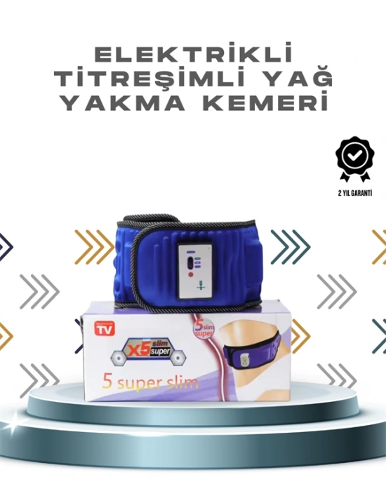 5 Motorlu Manyetik Masaj Kemeri – Bel, Kalça ve Bacak İçin Zayıflama