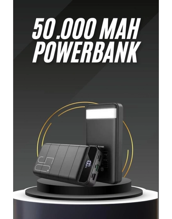 50.000 Mah Led Dijital Göstergeli USB Çıkışı Powerbank