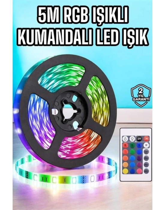 5M RGB Işıklı Her Ortama Uygun Led Işık