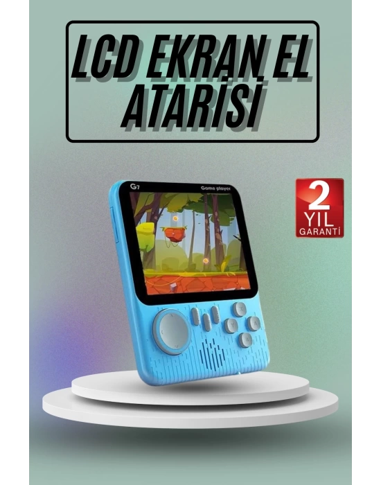 666 Oyunlu Retro El Konsolu Atari 3.5 İnç Taşınabilir Oyun Konsolu