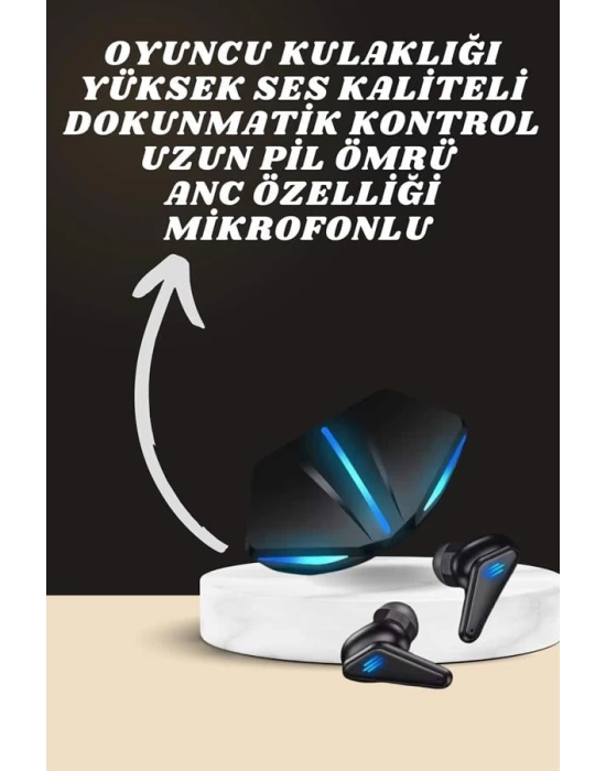 7 Kordonlu Akıllı Saat Ve Oyuncu Kulaklığı ANC Özelliği Kulak İçi Mikrofonlu Sesli Görüşme