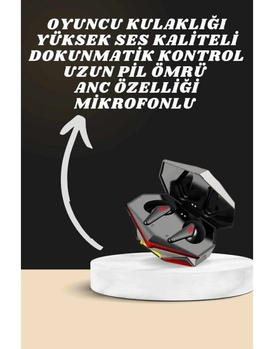 7 Kordonlu Akıllı Saat Ve Oyuncu Kulaklığı Bluetooth Bağlantılı Android ve İOS Uyumlu