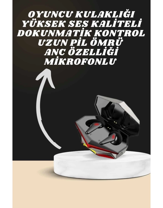 7 Kordonlu Akıllı Saat Ve Oyuncu Kulaklığı Bluetooth Bağlantılı Android ve İOS Uyumlu
