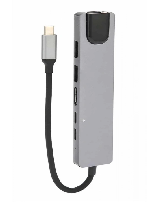 8 Port Çoklayıcı Macbook Ile Uyumlu Çoğaltıcı Type-C dönüştürücü TF SD kart