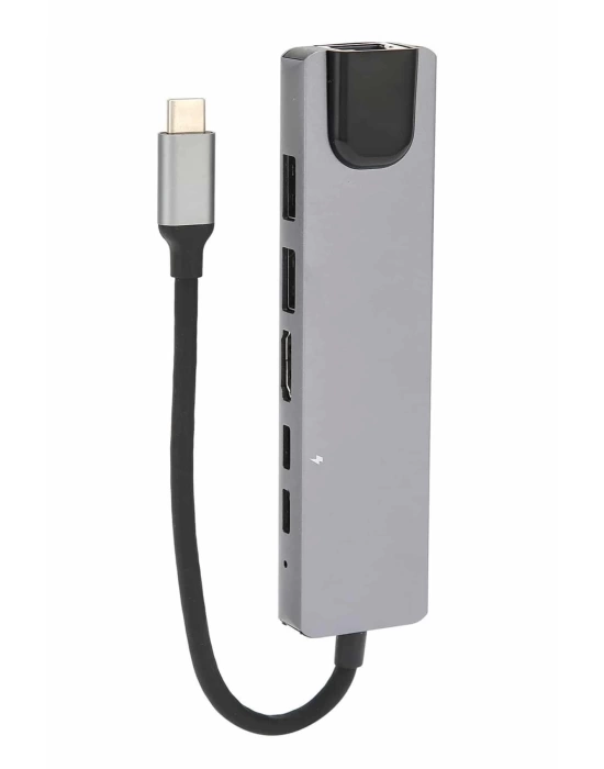 8 Port Çoklayıcı Macbook Ile Uyumlu Çoğaltıcı Type-C dönüştürücü TF SD kart