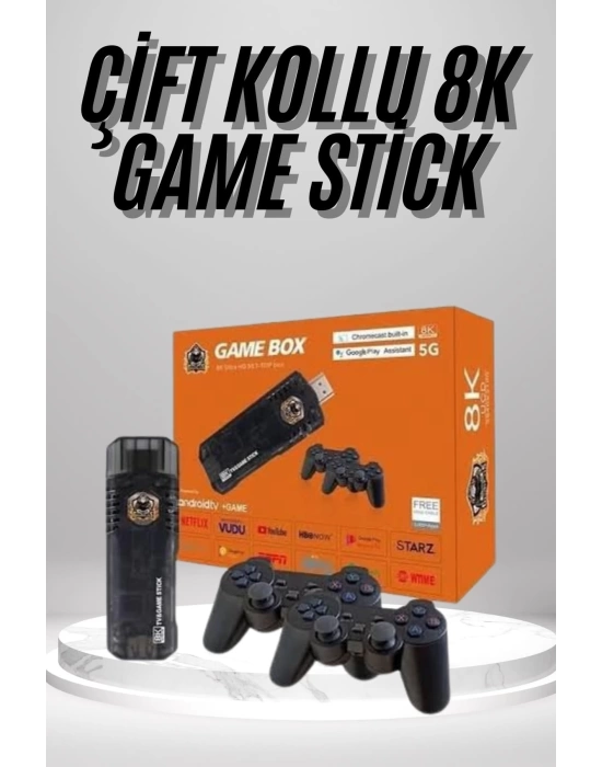 8K Ultra HD Game Box 36500 Oyunlu Game Stick Oyun Konsolu