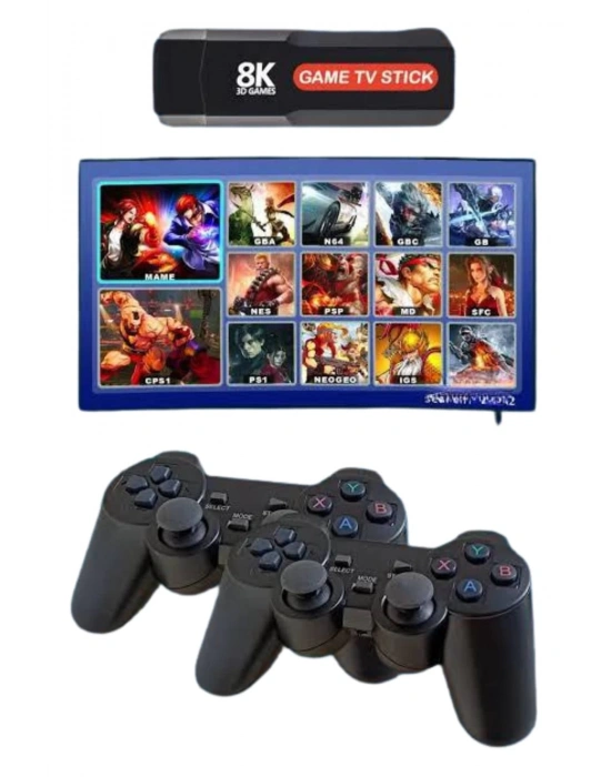 8K Ultra HD Game Box 36500 Oyunlu Game Stick Oyun Konsolu