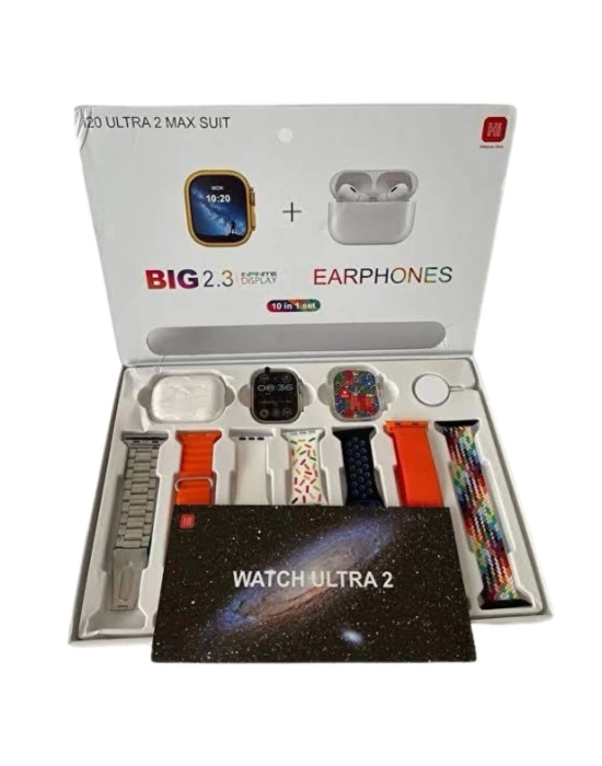 9 Ultra Akıllı Saat 49mm 2inç Ekran 7 Kordonlu ve Bluetooth Kulaklık