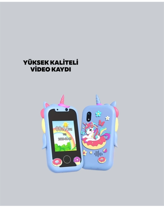 ABS + Silikon Gövdeli Dayanıklı Çocuk Kamerası – Güvenli Malzeme, Şok Emici Tasarım