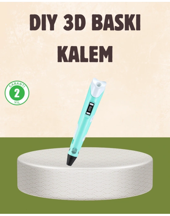 ABS ve PLA Filament Destekli 3D Yazıcı Kalem