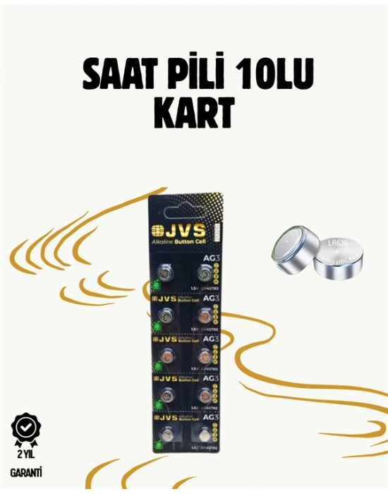 AG3 Tipi Mini Pil - Saat ve Oyuncak İçin Uygun