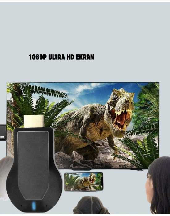 AirPlay ve DLNA Destekli Kablosuz HDMI Ekran Paylaşım Cihazı