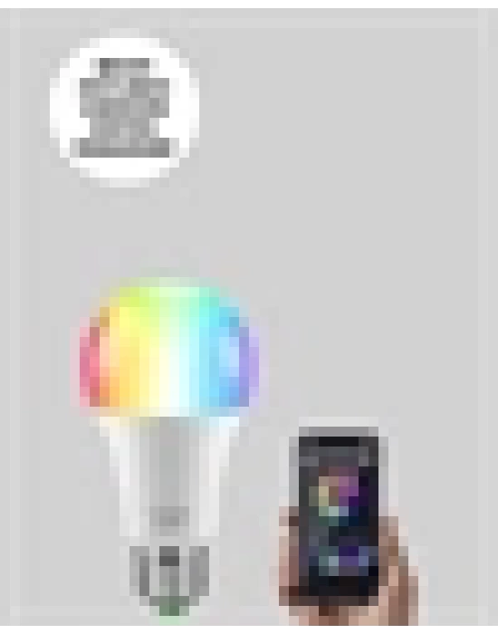 Akıllı 9W RGBW LED Ampul, tasaruflu romantik ışıklı