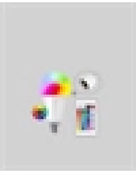 Akıllı 9W RGBW LED Ampul, tasaruflu romantik ışıklı