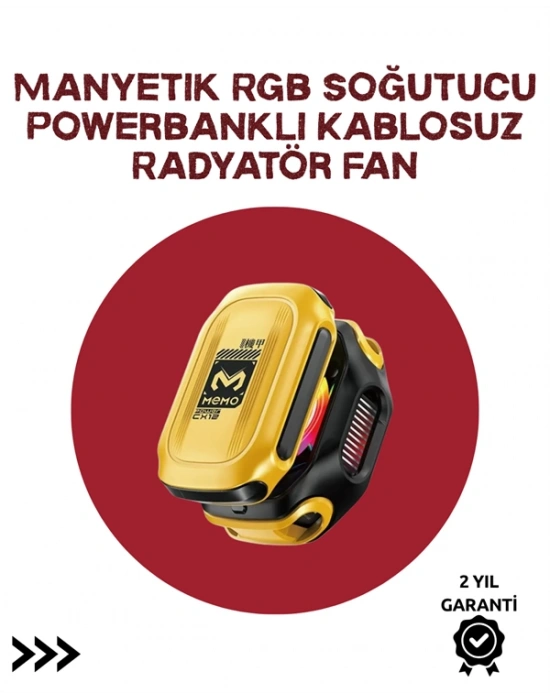 Akıllı Dijital Kontrollü Soğutucu | AI & Standart Mod | 7 Kanatlı Fan Tasarımı