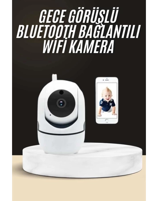 Akıllı Güvenlik Kamerası HD Görüntü Kalitesi Hareket Algılama Wifi Kamera