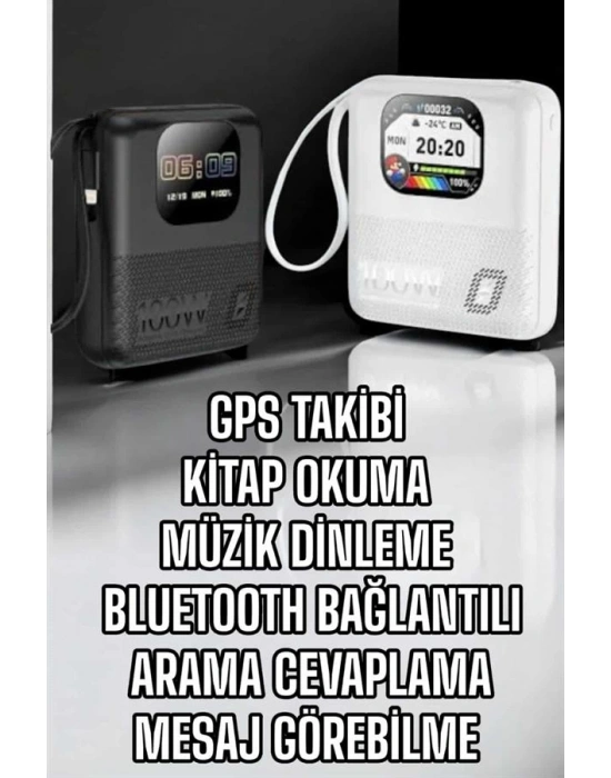 Akıllı Powerbank 10.000 MAH Müzik Dinleme Mesaj Gönderme Arama Cevaplama