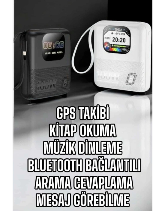 Akıllı Powerbank 10.000 MAH Müzik Dinleme Mesaj Gönderme Arama Cevaplama