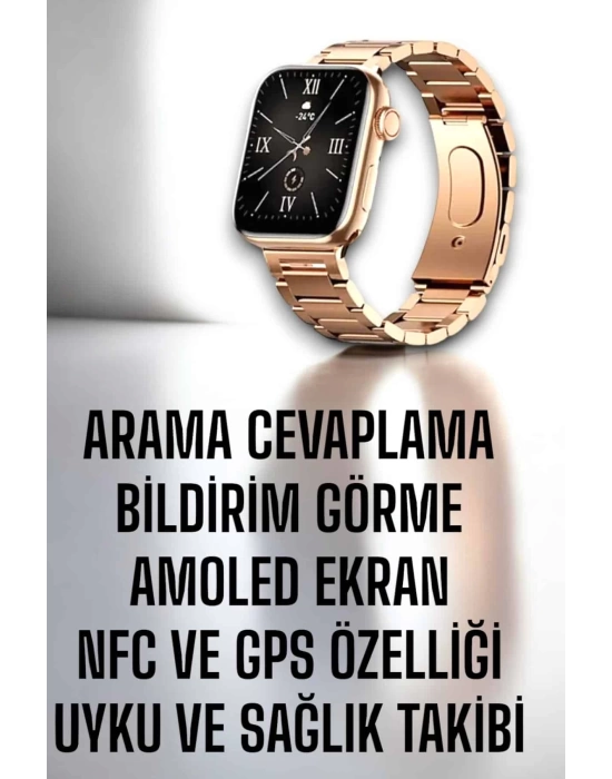 Akıllı Saat Adımsayar, Nabız Takibi ve GPS Destekli Kadınlara Özel