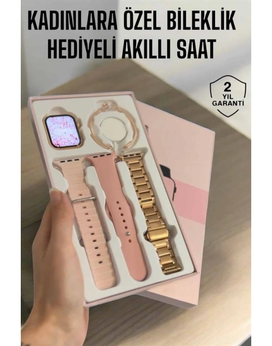Akıllı Saat Adımsayar, Nabız Takibi ve GPS Destekli Kadınlara Özel