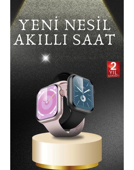 Akıllı Saat Alarm ve Titreşim Uyku ve Sağlık Takibi GPS Uyumlu Nabız Ölçer Sesli Görüşme
