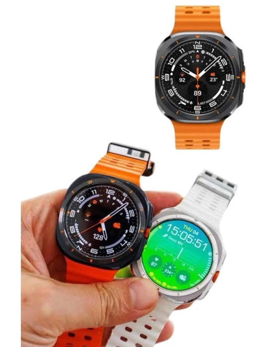 Akıllı Saat Amoled Ekran Bluetooth Bağlantılı Sağlık Takibi GPS Uyumlu